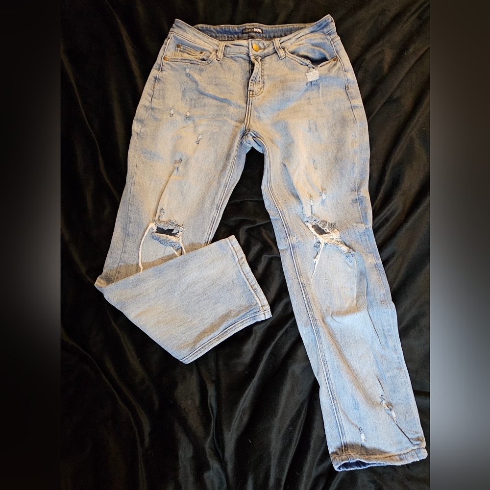 Fashion Nova, Size 9, Light Blue Wash